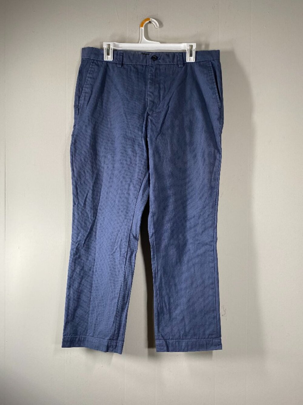 Banana Republic Aiden Chino Pants Men's 35 x 30 Mid Rise Blue Casual